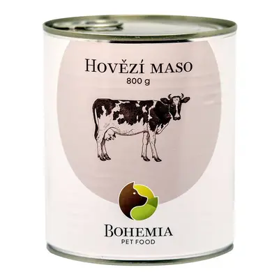 Bohemia Pet Food BOHEMIA Hovězí maso ve vlastní šťávě 800g