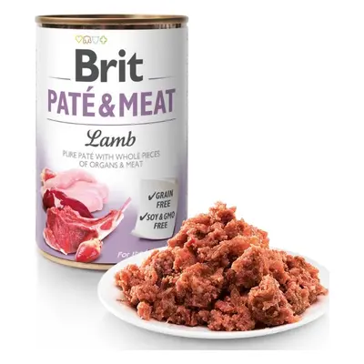 Brit Konzerva pro psy paté jehněčí, kuřecí, vnitřnosti, 800 g