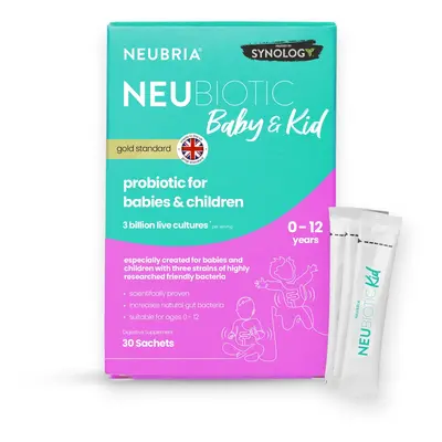 Neubria NeuBiotic Baby & Kid probiotika pro děti, 30ks