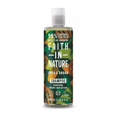 Faith in Nature Šampon argan a bambucké máslo, 400 ml