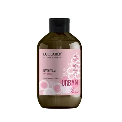 ECOLATIER URBAN - Spa sen pěna do koupele – Granátové jablko a Mango, 600 ml