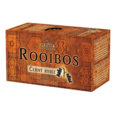 Valdemar Grešík - Natura s.r.o. Grešík Rooibos Černý rybíz 20 x 1,5 g