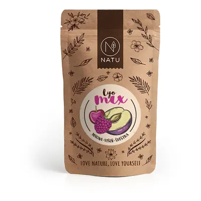 NATU Lyo mix malina a višeň 35g