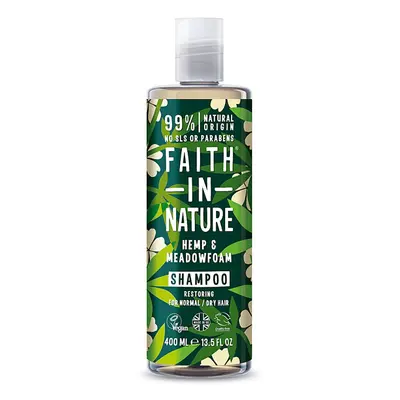 Faith in Nature přírodní šampon konopí a mokřadka, 400ml