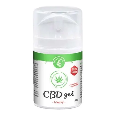 Zelená Země CBD hřejivý gel 50 g