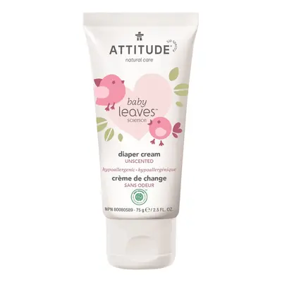 Zinkový krém na opruzeniny ATTITUDE Baby leaves bez vůně 75 ml