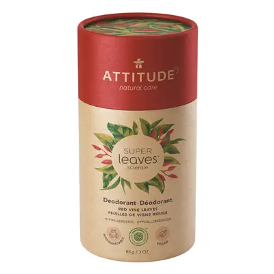 Přírodní tuhý deodorant ATTITUDE Super leaves - červené vinné listy 85 g