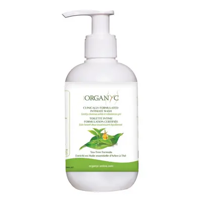 ORGANYC Sprchový gel pro citlivou pokožku a intimní péči s Tea Tree, 250 ml