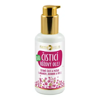 PURITY VISION Bio Růžový čisticí olej s arganem, jojobou a vit. E 100 ml