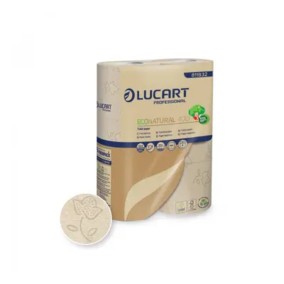 Lucart Professional Lucart ECONATURAL 400 - toaletní papír 44 m, 6 ks