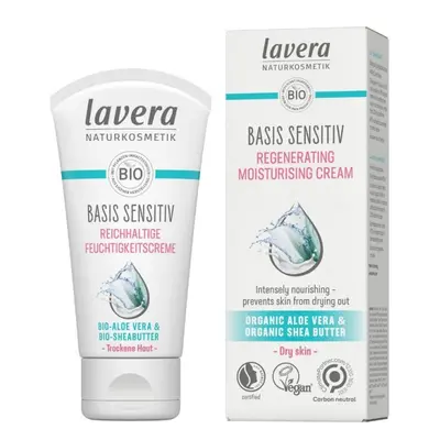 lavera Basis Sensitiv Regenerační a Hydratační pleťový krém 50 ml