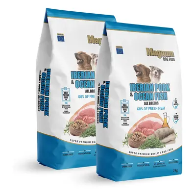 Magnum dog food Magnum Iberian Pork & Ocean Fish All Breed 2x3kg