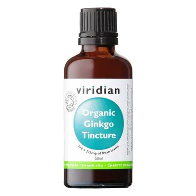 Viridian Nutrition Viridian Ginkgo Biloba Tincture Organic, 50 ml