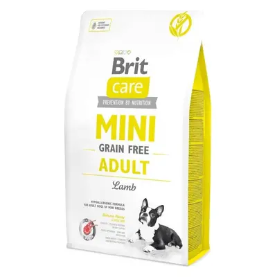 Brit Care MINI krmivo pro dospělé psy bez obilovin s jehněčím, 2 kg