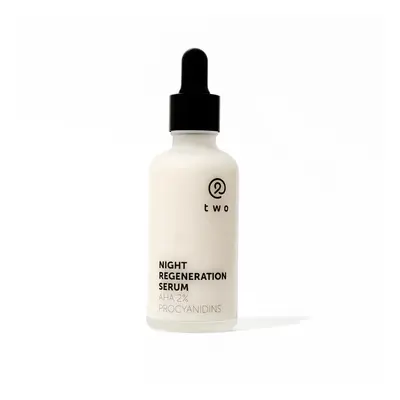 Twocosmetics Noční regenerační sérum s 2% komplexem AHA kyselin, 50 ml