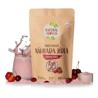 Natural Protein Náhrada jídla- červené ovoce, 350g