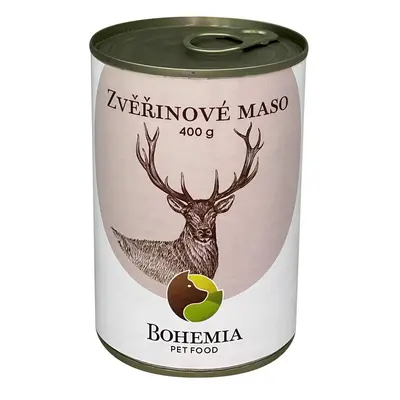 Bohemia Pet Food BOHEMIA Zvěřinové maso ve vlastní šťávě 400g