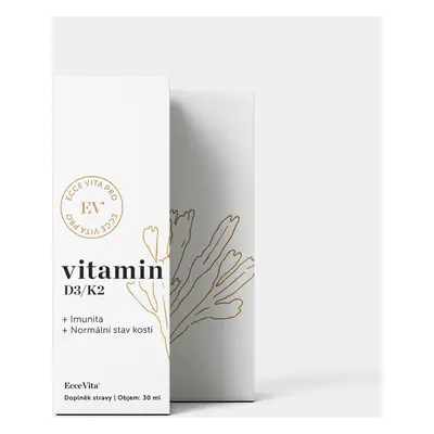 EcceVita Vitamin D3/K2, Ecce Vita, 30ml