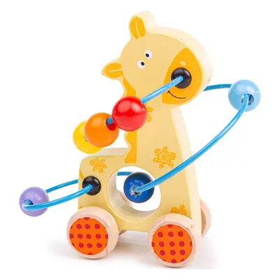 Bigjigs Toys Bigjigs Baby Labyrint na kolečkách žirafa