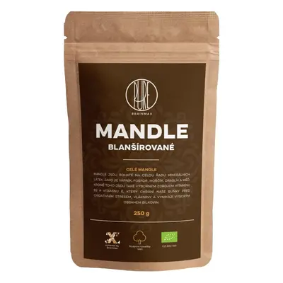 BrainMax Pure Mandle blanšírované BIO, 250 g