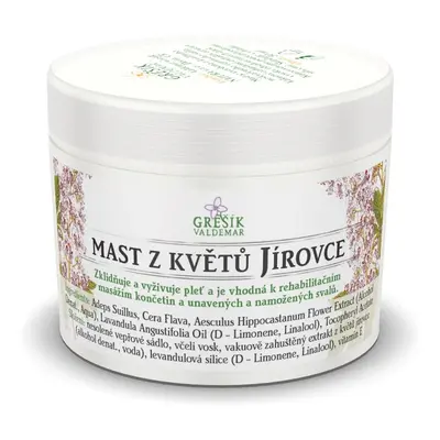 Valdemar Grešík - Natura s.r.o. Grešík mast Z květů jírovce 50 ml