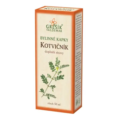 Valdemar Grešík - Natura s.r.o. Grešík Kotvičník kapky 50 ml