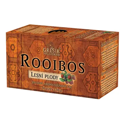 Valdemar Grešík - Natura s.r.o. Grešík Rooibos Lesní plody 20 x 1,5 g