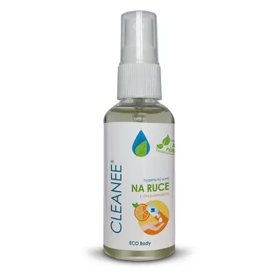 CLEANEE EKO CLEANEE ECO hygienický sprej na ruce s vůní pomeranče 50ml