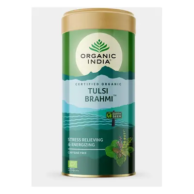 ORGANIC INDIA Tulsi Brahmi BIO, plech 100g