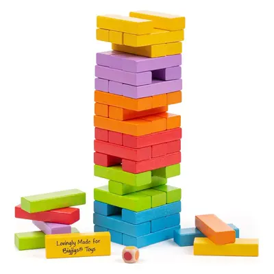 Bigjigs Toys Barevná Jenga