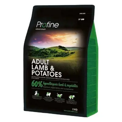 Profine Adult krmivo pro dospělé psy s jehněčím a brambory, 3 kg