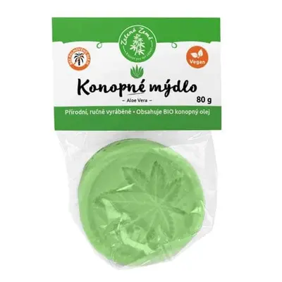 Zelená Země Konopné mýdlo Aloe Vera 80 g