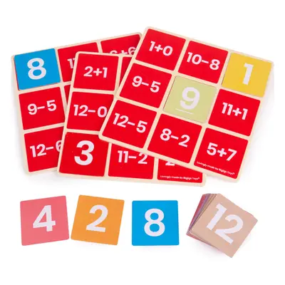 Bigjigs Toys Matematické bingo Sčítání a odčítání