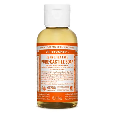 Dr. Bronner's Tekuté universální mýdlo ALL-ONE!, Teatree 60 ml