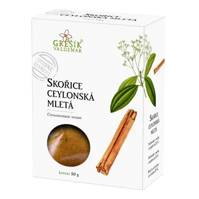 Valdemar Grešík - Natura s.r.o. Grešík Skořice ceylonská mletá 50 g