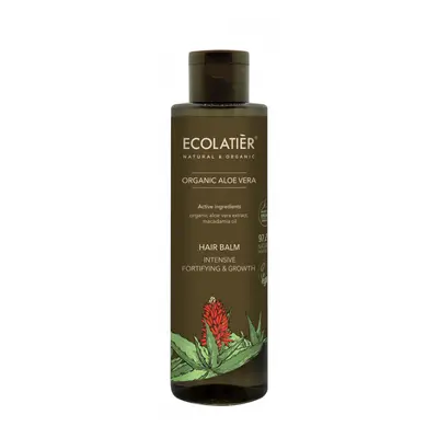 ECOLATIER - Balzám na vlasy, intenzivní zpevnění a růst, ALOE VERA, 250 ml