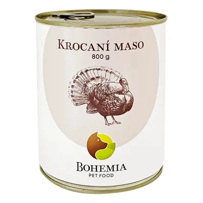 Bohemia Pet Food BOHEMIA Krocaní maso ve vlastní šťávě 800g