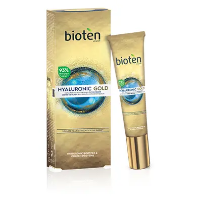 BIOTEN Hyaluronic GOLD vyplňující oční krém, 15 ml