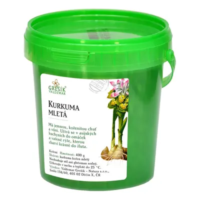 Valdemar Grešík - Natura s.r.o. Grešík Kurkuma mletá 400 g