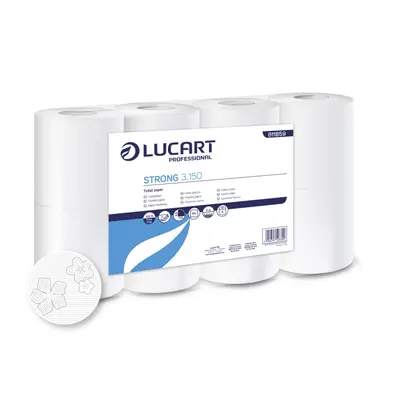 Lucart Professional Lucart Strong 3.150 - toaletní papír 17,25 m, 8 ks