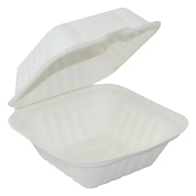 EcoRevolution Obaly Hamburger box z cukrové třtiny 150x150x75 mm bal/50 ks