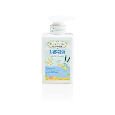 JACK N' JILL Sprchový gel a šampon Jack N´Jill NATURAL BATHTIME SIMPLICITY