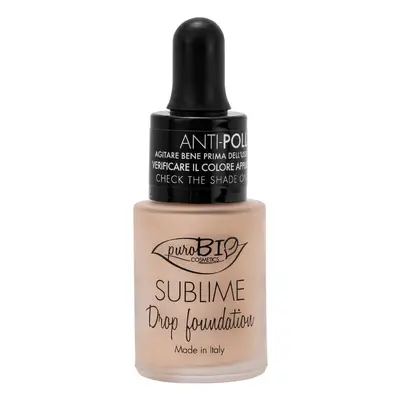 puroBIO cosmetics Tekutý make-up 00 s SPF 10 19 g