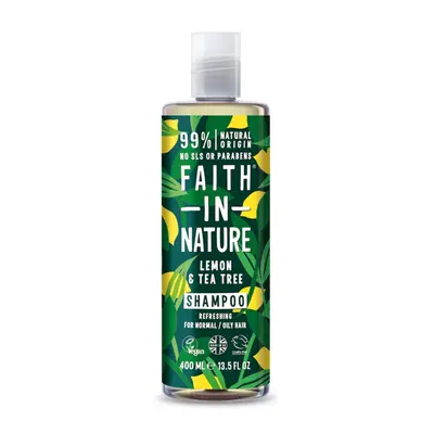 Faith in Nature přírodní šampon Citrón & Tea Tree, 400ml