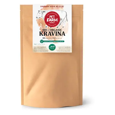 Pet Farm Family BIO Kravina stejk pro psy 50g