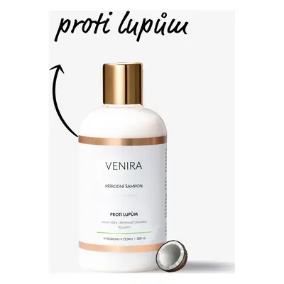 Venira přírodní šampon pro proti lupům - 300 ml