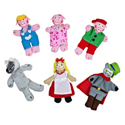 Bigjigs Toys Prstoví maňásci pohádkové postavičky