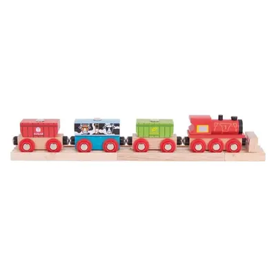 Bigjigs Rail Vlak s potravinami