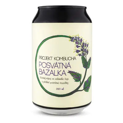 Projekt Kombucha Posvátná bazalka, 0,33 ml