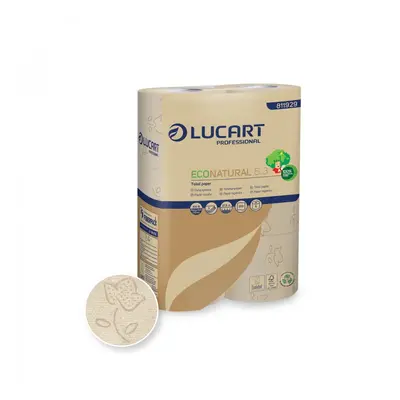 Lucart Professional Lucart ECONATURAL 6.3 toaletní papír - 6 ks